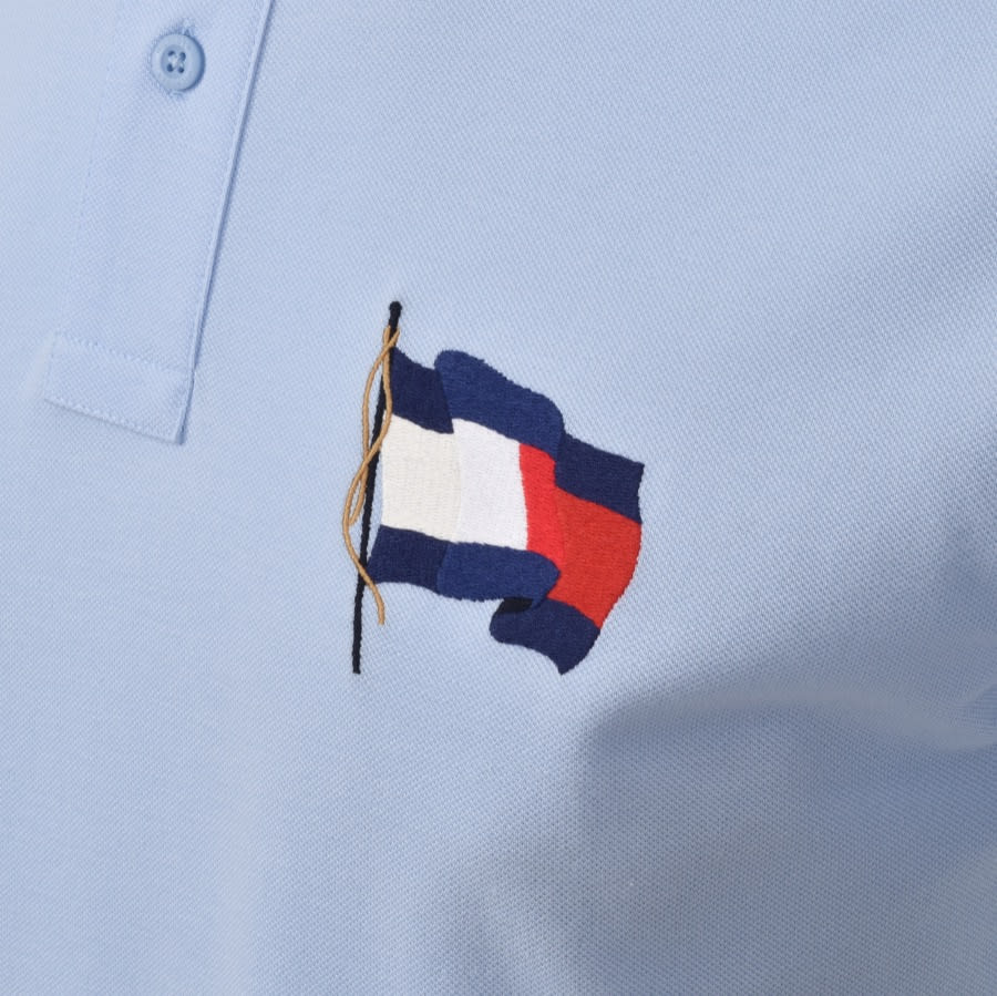 Alternative Image for ProductTommy Hilfiger 1985 Wavy Flag Polo T Shirt Blue3